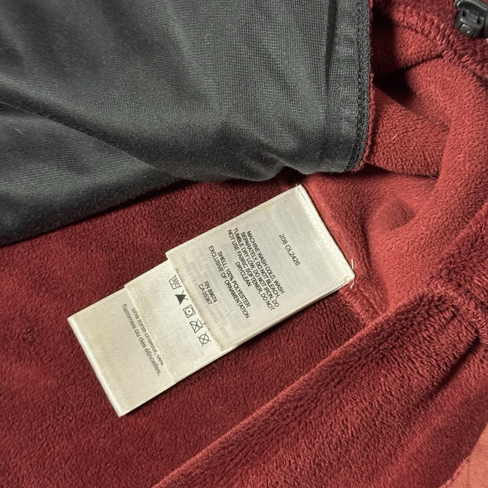 MOUNTAIN HARDWARE WOMENS OAKORAM RED FLEECE FULL ZIP SIZE MEDIUM - Picture 11 of 11